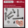 231 Pcs M6 Nuts and Bolts Set, Hex Socket Head