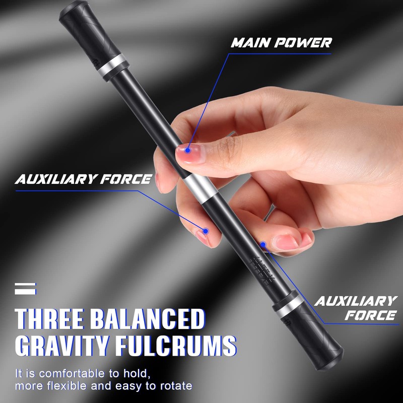 Outus 2 Pieces Spinning Pen Rolling Finger Rotating Gaming Trick