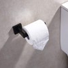 TASTOS Toilet Paper Holder Matte Black, Toilet Tissue Roll Holders
