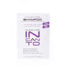 Milano Care Incanto Color Tone Shampoo 30 ml/1 fl oz – Professional Toner Shampoo for Copper Tones or Brassy Hair – Purple Shampoo For Blonde, Gray, Silver, Highlighted and Color Treated Hair