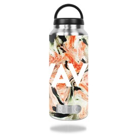 MightySkins Skin Compatible with RTIC 36oz Bottle (2016) – Wavy | Protective, Durable, and Unique Vinyl Decal wrap Cover | Easy to Apply, Remove, and Change Styles | Made in The USA