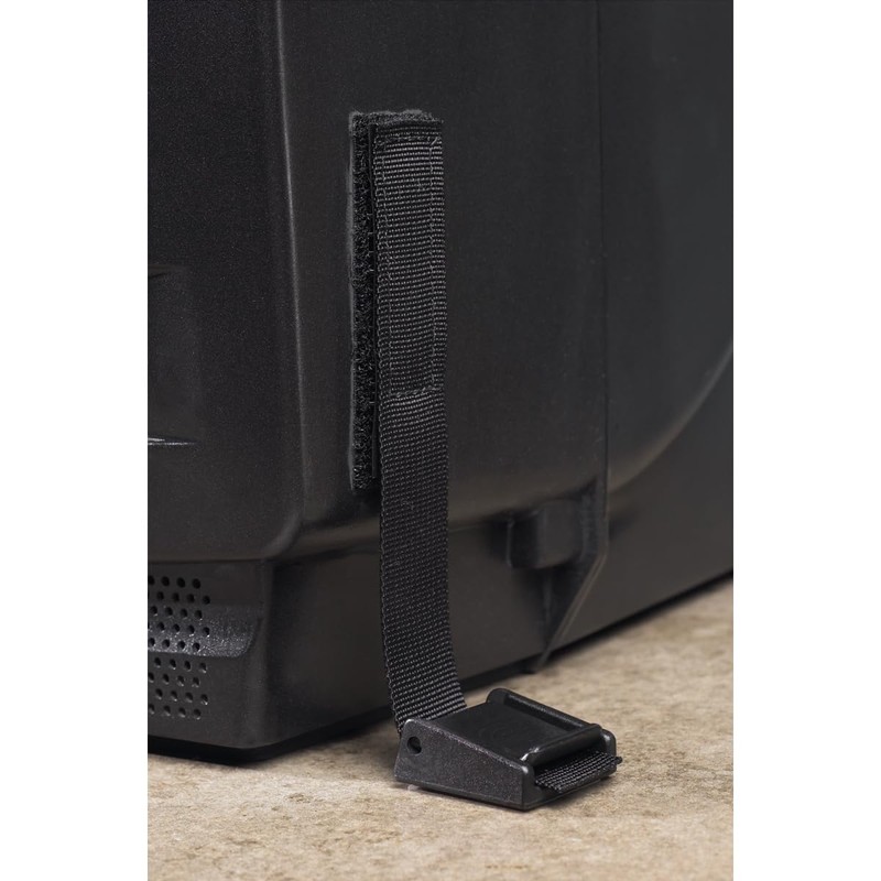 QuakeHold! 4173 Home Electronic Safety Strap, Black 11 Inch