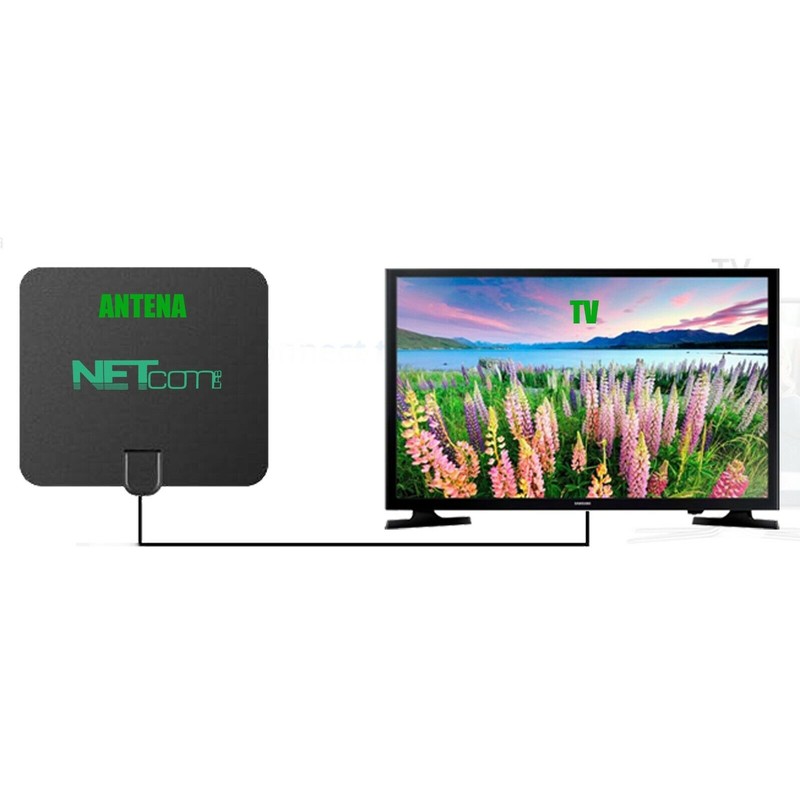 NETcom Indoor HDTV Antenna Digital, Multi-directio