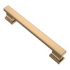 Alzassbg 5 Pack Champagne Bronze Cabinet Pulls, 5 Inch(128mm) Hole