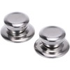 LATRAT Stainless steel pot lid handles, 2 pieces, universal pot