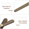 sourcing map 5 Set Wooden Clock Hands Only,Walnut Wood Clock