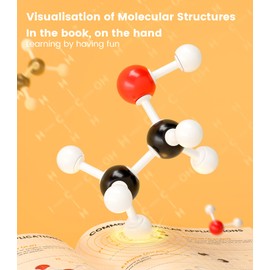 Molecular Model Kit-404 PCS,Chemistry Molecular Visual Modeling Kit for Organic＆Inorganic Learning,Atomic Element Model Set for Chemistry Classes,Supply to Students ＆ Teachers