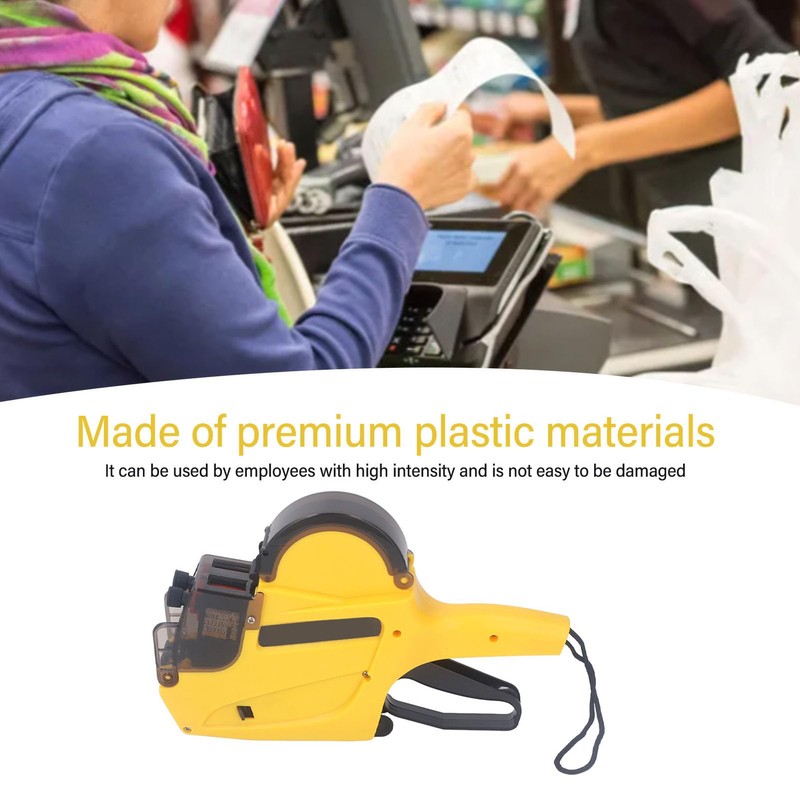 Annadue Price Gun Set with 5 Rolls Barcode and Ink