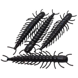 Products 4" Floating Hellgrammite - Qty 8/Pack (Black with Blue Flake)