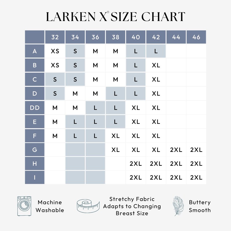 Larken X brasier relajado – Todo en uno para lactancia