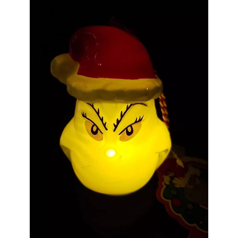 The Grinch Christmas Tree Decoration Light Up Bauble