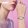 LYSANDRA Slim Gold Bands Adjustable Metal Chain Bracelet Strap Compatible