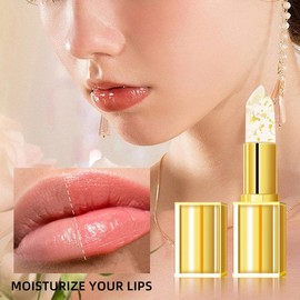 Labial Ajustable por pH que Cambia de Color - Larga Duración 24H, Fórmula Hidratante y Nutritiva, Brilla y Aclara el Color de los Labios con un Acabado Brillante, Ideal para Mujeres Maduras (3.5 g) Ajustable por pH