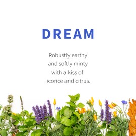 Dream Herbal Tea | Sacred Blossom Farm | 1.9 oz. Loose Leaf Tisane | Promotes Sleep* | Organically Grown in Wisconsin | Herbal Tea & Medicinal Herbs | Caffeine Free | Handmade in USA