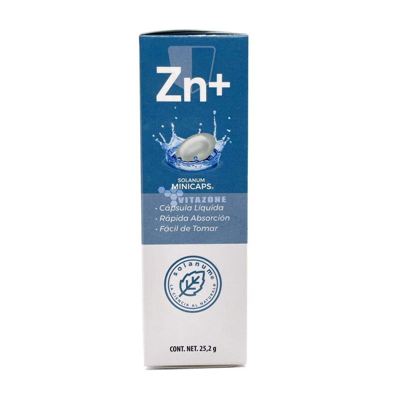 Solanum Gluconato De Zinc Y Lisina - 45 Cápsulas