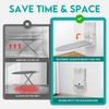 Zoes Homeware Wall Mounted Ironing Board, 180 Rotation, Space-Saving Fold