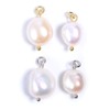 Wholesale 6 PCS Freshwater Pearl Charms Baroque Cultured Pearls Pendant