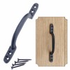 SUL Black Cast Iron Hot Bed Handles with Screw for
