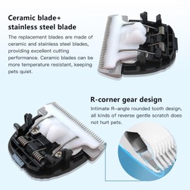 Homesweet Replacement Blades 2 Pack for ONEISALL Dog Hair Vacuum and Dog Grooming Kit, Low Noise Pet Clipper Replacement Blade - by Homesweet