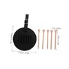 BIUDECO Elegant Pu Leather Golf Tee Holder Bag Storage Case