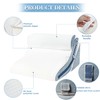 FSCGIFE Bed Wedge Pillow for Sleeping 3PCS, 20-in-1 Adjustable Memory