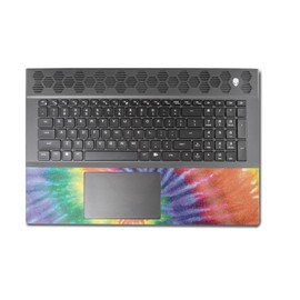 MightySkins Glossy Glitter Skin Compatible With Alienware M18 R1 (2023) Full Wrap Kit - Tie Dye Spiral | Protective, Durable High-Gloss Glitter Finish | Easy To Apply & Change Styles | Made in the USA