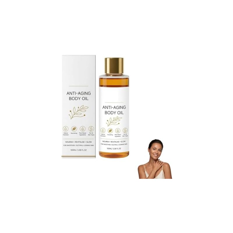 Aceite Corporal Antienvejecimiento Colágeno No Graso Rápido. (1PCS) Masaje corporal