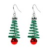 fdsmall Christmas Tree Dangle Earrings Star Ear Drop Stud Earrings