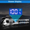 Garberiel Zoom Rechargeable LED Flashlight Tactical Super Bright 50W Torch