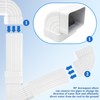 Gutter Elbow 3x4 90 Degree Downspout Elbow Gutter Connector Roofing