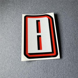 Cinta adhesiva de estilo de coche para el número de carrera personalizada para casco de motocross, motocicleta, motocicleta, motocicleta, auto placa de carreras (altura 100 mm, número 8)