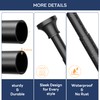 Adjustable Shower Curtain Rod 31-104 Inch, Never Rust Stainless Steel