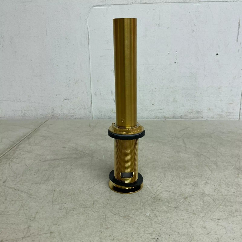 SIGNATURE HARDWARE EXTENDED PRESS TYPE POP UP BATHROOM DRAIN OVERFLOW