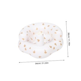 Sosoport Inflatable Chair Multifunctional Learning Seat Bath Stool for Adorable Bear Shape Inflatable Chair for Home Outdoor Use