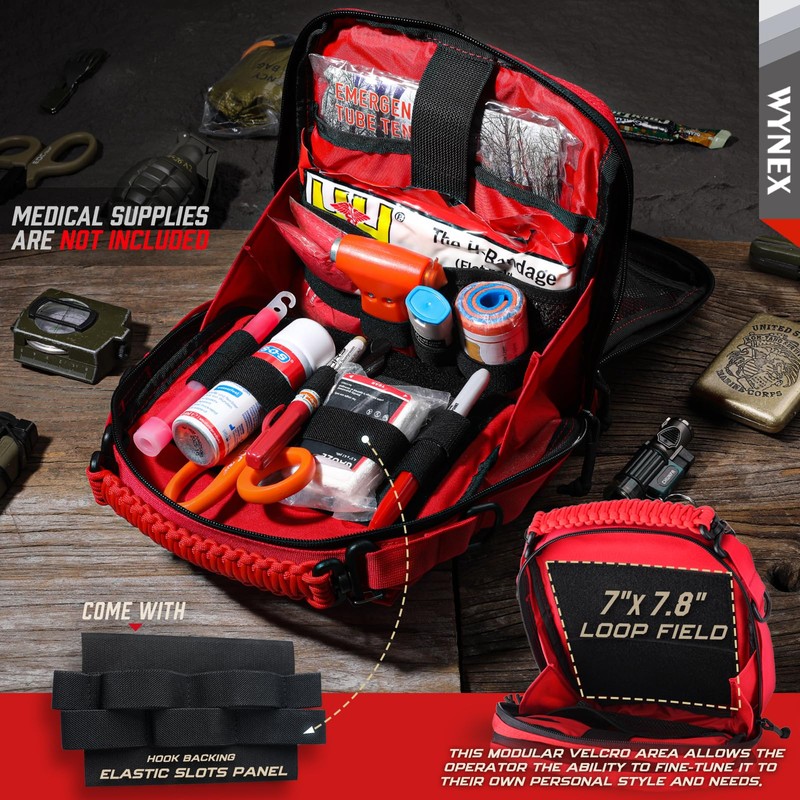 WYNEX Tactical Molle Admin Pouch, Utility EDC Pouch Organizer Modular