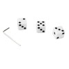 3PCS Guitar Volume Control Knobs Dice Shape Speed Control Knobs