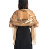 FLZONHUT Stole for Evening Dress, Silk Satin Scarves and Scarves,