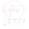 Timber Series Connoisseur MK2 Offset Locking Espag Window Handle -