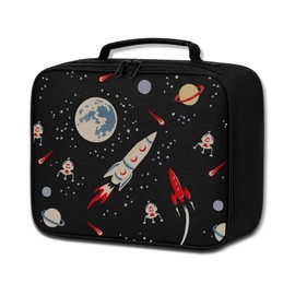 Outer Space Lunch Box Bag Insulated Lunchbox for Men Adults