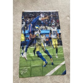 buffalo bills flag 3x5 Josh Allen End zone Rams