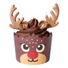 PME Christmas Cupcake Decorating Kit - Reindeers (Set of 6)