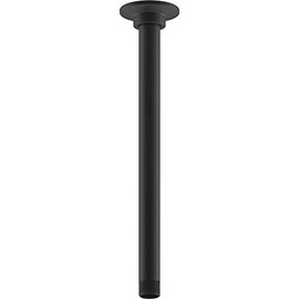 Kohler 7392-BL Rainhead Arm And Flange, Matte Black