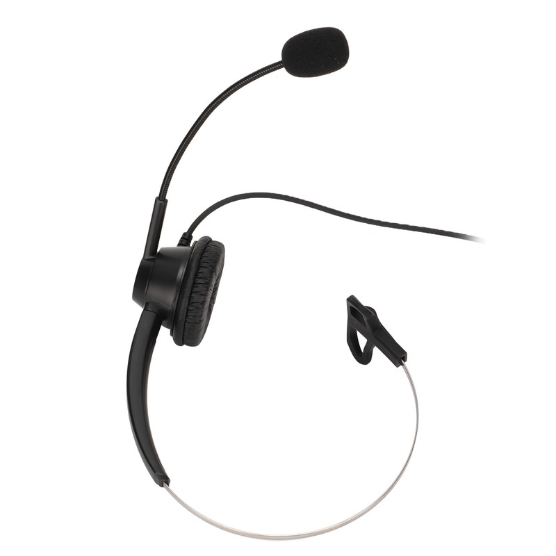 H360‑3.5‑U901 Single Ear Customer Service Headset Adjustable Volume Mute Unilateral