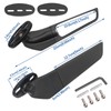 Modified Motorcycle Wing Rearview Mirrors Adjustable Rotating Side Mirrors for