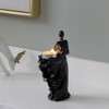 Figures Candle Holder Handmade Literary Female Form Stable Base Realistic