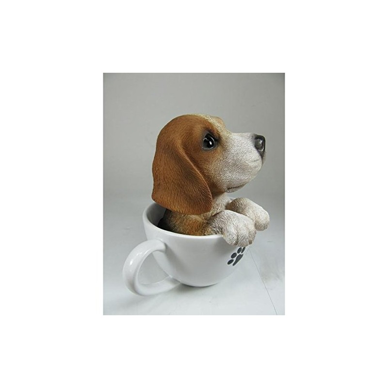 Toyo Sekisu Dog Ornament (Beagle) 14082, Brown, Approx. 5.1 x
