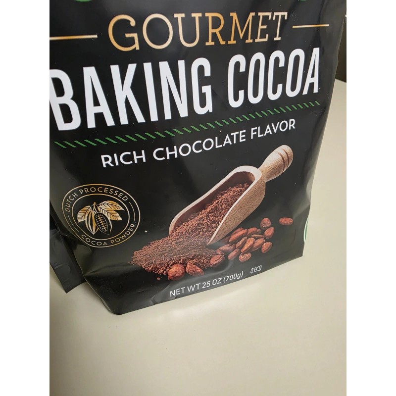 WESLEY FARMS ORGANIC GOURMET BAKING COCOA POWDER - 25OZ -