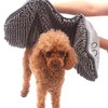 BundleMall Pet Bath Towel,Chenille Dog Microfibre Drying Towel, with Hand