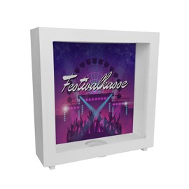Festival Fund Frame Wooden Money Box for the Next Concert or Open Air Festival Event a Cool Money Box to Save at a Festival with Friends in Summer or on