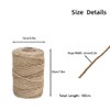Natural Sisal Rope, 100m*6mm Heavy Duty Coarse Twine for Cat